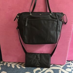 Kate Spade Black Tote Bag with Structured Design